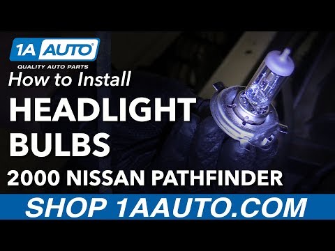 How to Change Headlight Bulbs 96-04 Nissan Pathfinder