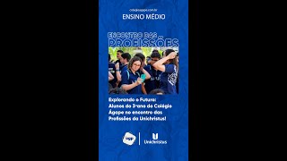 Explorando o Futuro: Alunos do 3º ano do Colégio Ágape no Encontro das Profissões da Unichristus ?✨