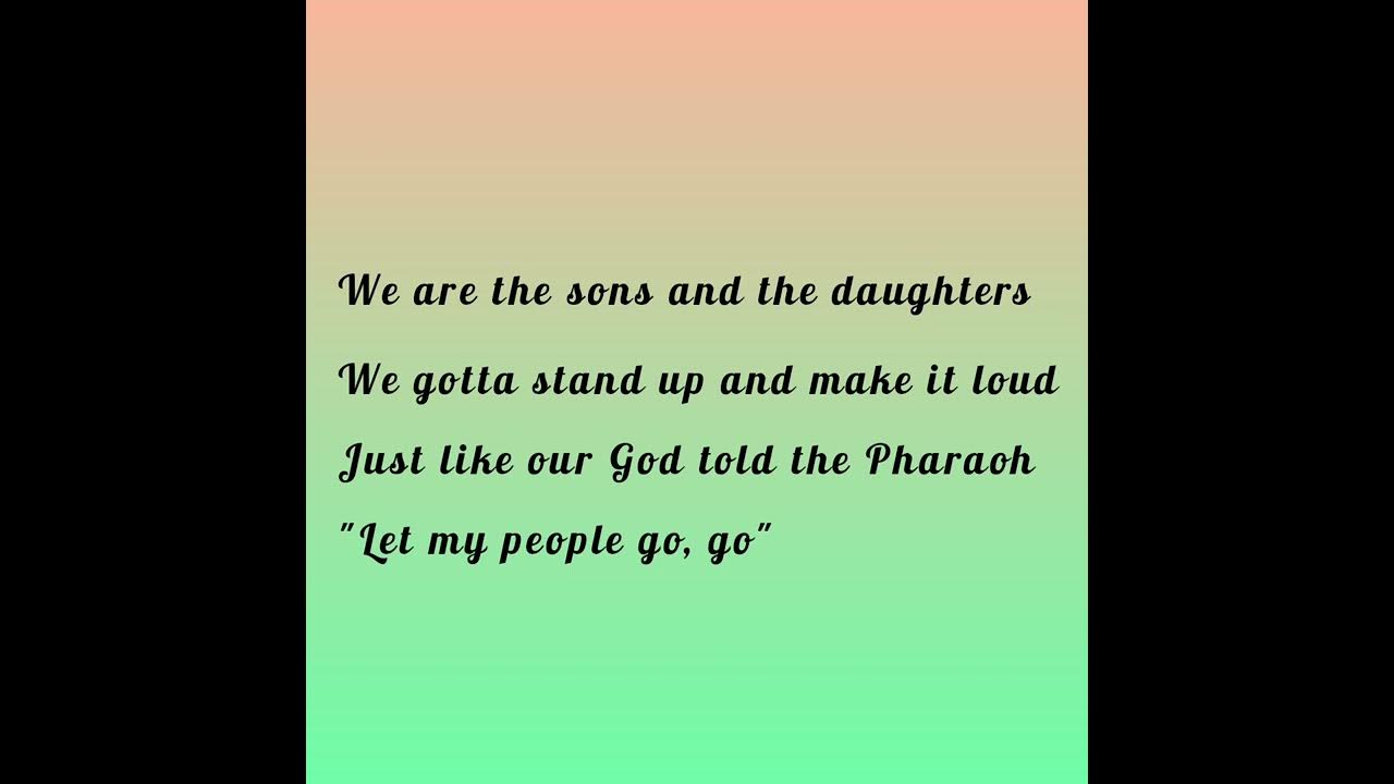 Wade in the water (lyrics) YouTube