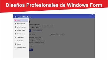 Diseña formularios con Material Skin  C# y VB | Super Fácil