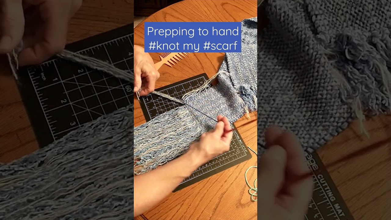 Yarn, crochet hook, small loom help to 'lace it up' – Cross