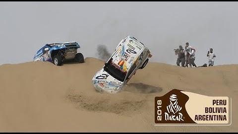 DAKAR 2018 - Vuelco Cristina Gutierrez | Stage 2 PISCO - PERU