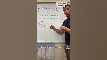 AP Statistics Exam Tip - binomial distribution and probability #apstats #apstatistics #apexams