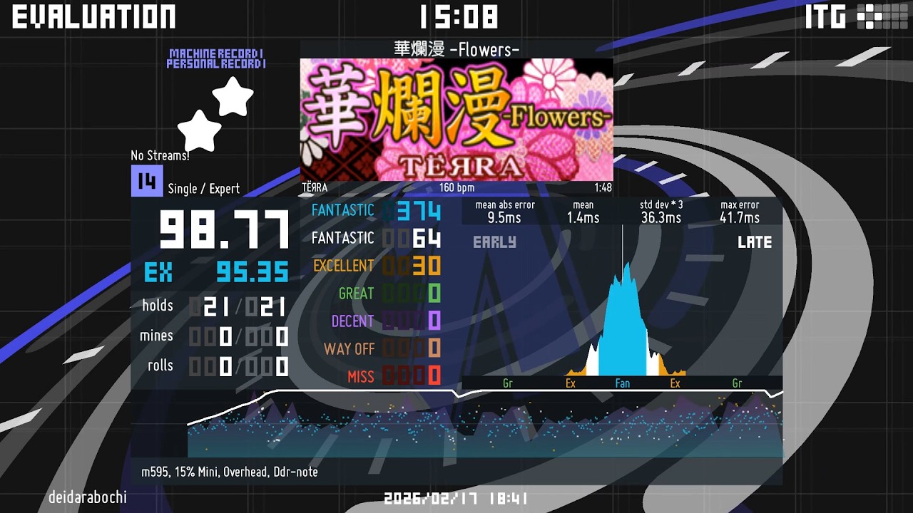 [ITG/DDR FEC] CSP14 Hana ranman ~Flowers~ - 98.77% 30e