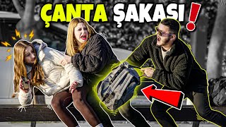 Korkutan Çanta İle İnsanlari Trollemek Çildirtan Şaka - Sosyal Deney