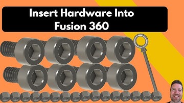 How To Insert Hardware in Fusion 360 ( McMaster-Carr Library)