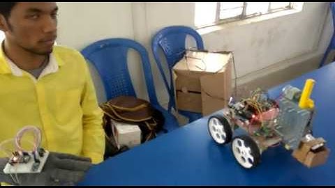 Gesture controlled autonomous robot