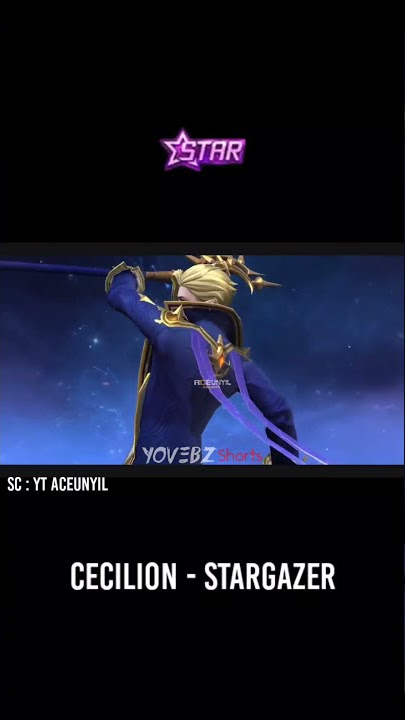 Upcoming Skin Cecilion Stargazer | Cecilion Starlight Skin | Story WA Mobile Legend
