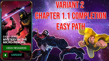 EASY PATH VARIANT 2 CHAPTER 1.1 - MARVEL CONTEST OF CHAMPIONS