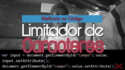 LIMITADOR DE CARACTERES EM JAVASCRIPT PARTE B - Adaptando para vários campos