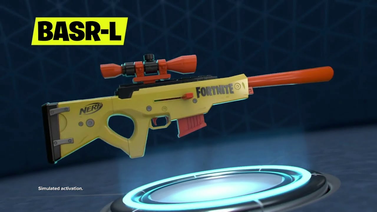 Fortnite Nerf Gun BASR L Blaster Toy Sniper Rifle