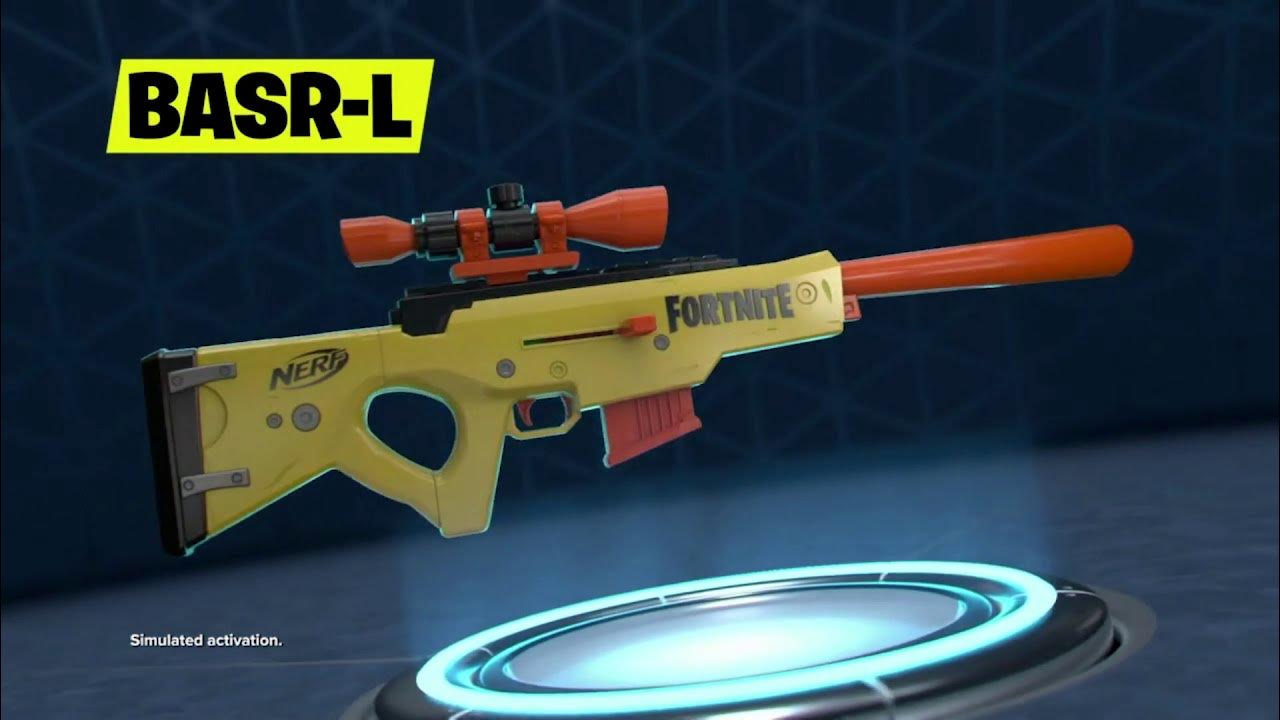 Nerf Fortnite BASR-L - Rifle de Francotirador de Fortnite! 