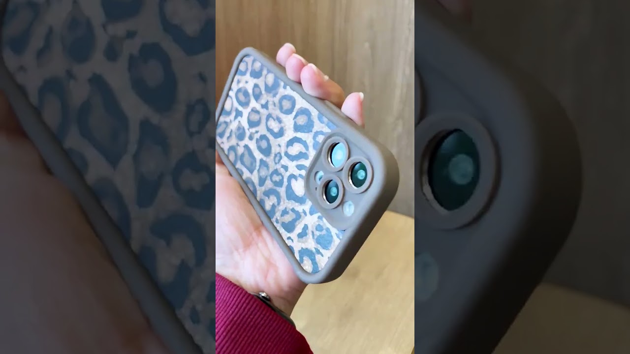 Stylish leopard print case for all iphone models! 