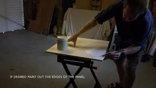 How to prime a panel for oil painting