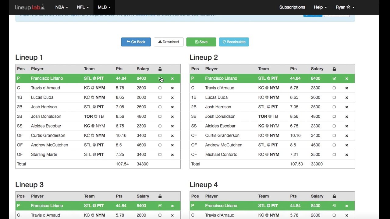 nhl draftkings optimizer