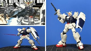 【機動戦士ガンダムTHE BLUE DESTINY】白きディスティニー！HGUC 1/144 ブルーディスティニー3号機/RX-79BD-3 BLUE DESTINY UNIT 3：素組み版