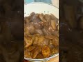 Жареные польские грибы с домашними сливками #рецепт #рецепты #food #cooking #грибы #mushroomforest
