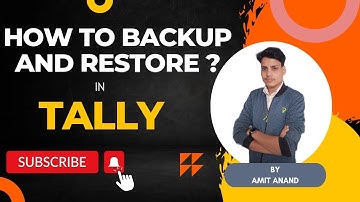 How To Backup and Restore Company in Tally Prime || The Programming Hub