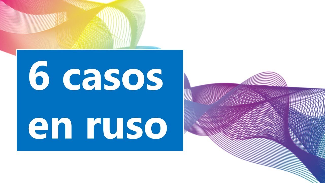 6 casos en ruso: Caso nominativo, genitivo, dativo, acusativo, instrumental, preposicional
