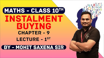 Instalment Buying | Lecture 1st | Class10 | Mathematics | Mohit Sir | NIOS Vision Point