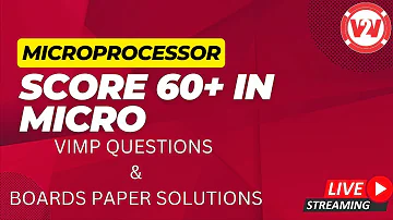 MICROPROCESSOR / DTM (MICRO) | SY diploma CO / AIML | Board Paper Solution & VIMP for Board Exam