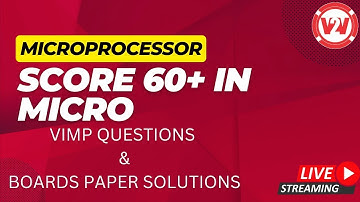MICROPROCESSOR / DTM (MICRO) | SY diploma CO / AIML | Board Paper Solution & VIMP for Board Exam