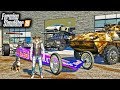 REPOING AN ARMY TANK & DRAGSTER WITH MR. CHOW! (CHOW GETS AN ACCIDENT!) | FARMING SIMULATOR 2019