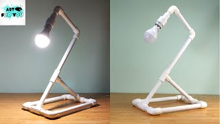 How To Make Study Lamp With PVC Pipes | Amazing Table Lamp With PVC Pipes | PVC Pipe Crafts |