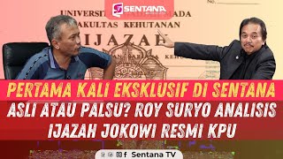 ROY SURYO ANALISIS IJAZAH JOKOWI RESMI KPU SECARA DIGITAL FORENSIK! TERNYATA ASLI ATAU PALSU?