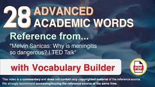 28 Advanced Academic Words Ref from 