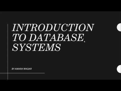 INTRODUCTION TO DATABASE SYSTEMS