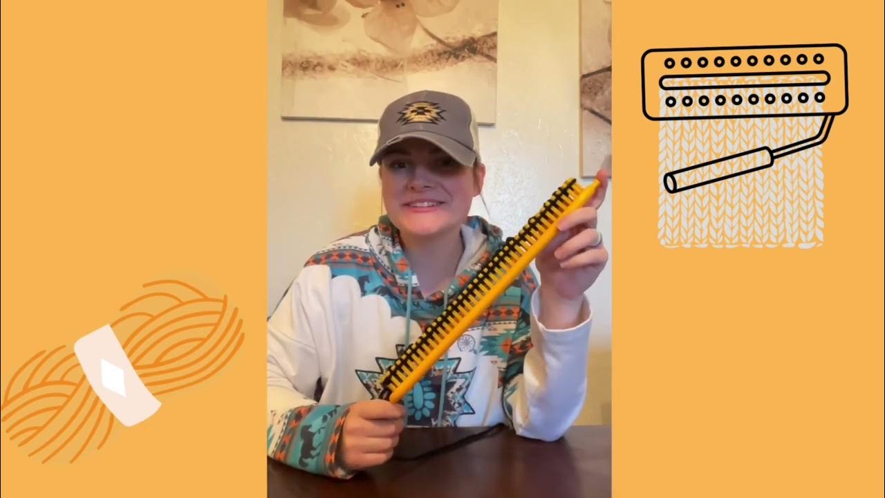 How To Knit using a Blanket Loom (Straight Loom) YouTube