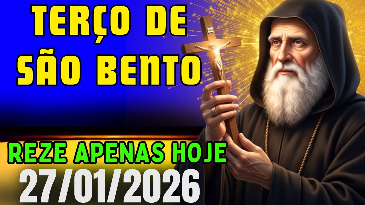 TERÇO MILAGROSO DE SÃO BENTO reze agora mesmo