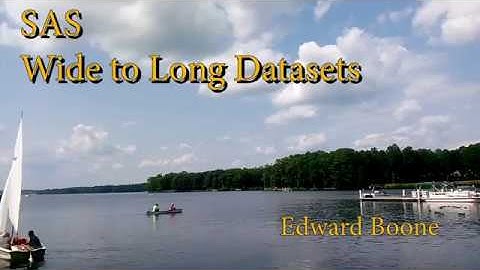 SAS Wide to Long Datasets