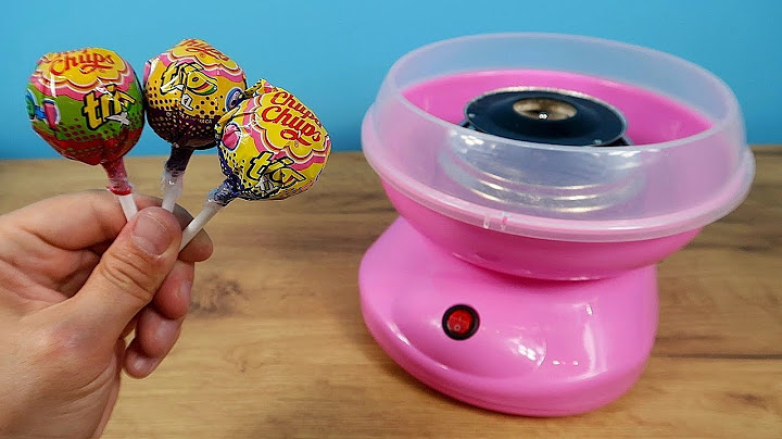 ¿ES POSIBLE HACER ALGODON DE AZUCAR DE CHUPA CHUPS? | EXPERIMENTO
