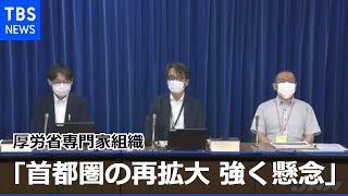 厚労省専門家組織「首都圏では感染の再拡大が強く懸念」