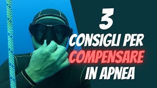 APNEA: 3 consigli per COMPENSARE meglio