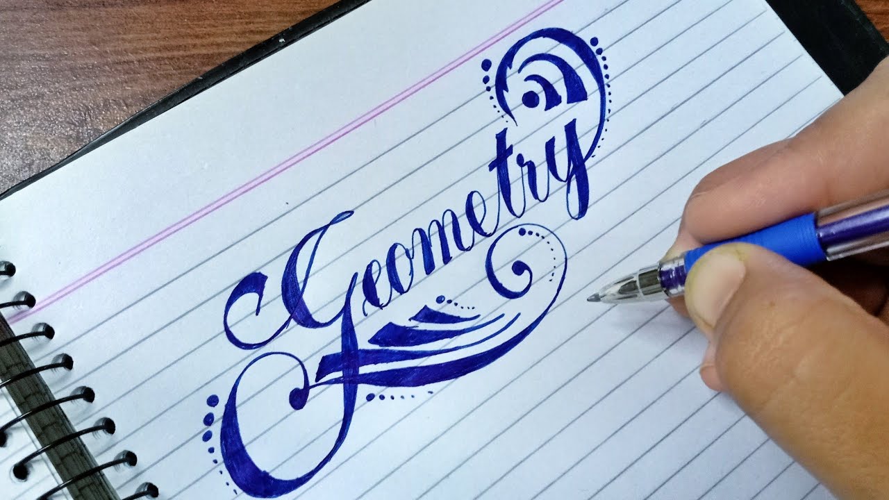 geometry assignment calligraphy