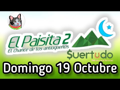 Resultado EL PAISITA 2 Domingo 19 de Octubre de 2025