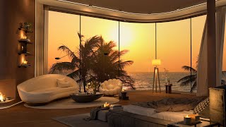 Cozy Bedroom Ambience on The Beach at Sunset ⛱ Romantic Jazz Music with Jazz Relaxing Music to Sleep by Jazz Bedroom Music 1,692 views 9 days ago 11 hours, 59 minutes