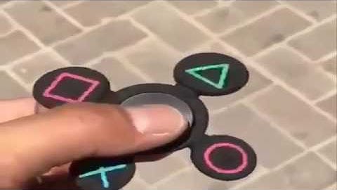 FOLLOW "FEAR PUBGM" NEW ACCOUNT BEST Playstation Fidget Spinner