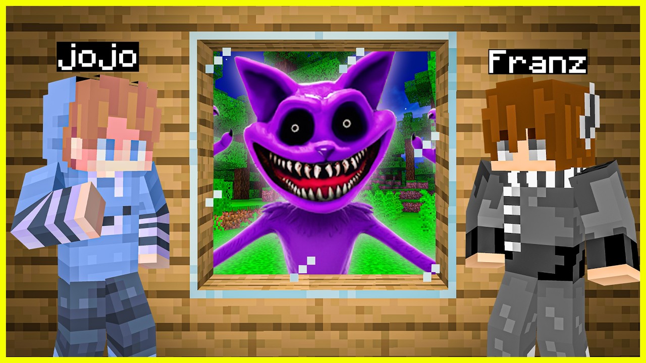 FRANZ & JOJO DITEROR MONSTER CATNAP MENGERIKAN JAM 3 MALAM di MINECRAFT
