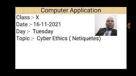 Class X Computer Application  16-11-2021 By Mr. Praveen Singh