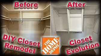 DIY Closet Remodel With Home Depot's Closet Evolution - How To and Honest Review