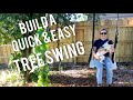 Easy Diy Tree Swing