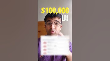 $100,000 UI Design Project! Insane! #uidesign #shorts
