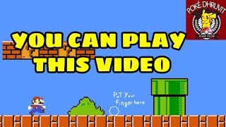 PUT YOU'RE FINGER HERE SUPER MARIO | PLAY THE VIDEO AND ENJOY | MUST WATCH
