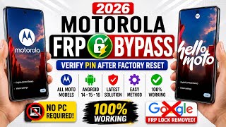 🔥 Motorola FRP Bypass 2026 | ALL Moto Models | Verify PIN After Factory Reset 😱 | Latest Solution!  screenshot 5