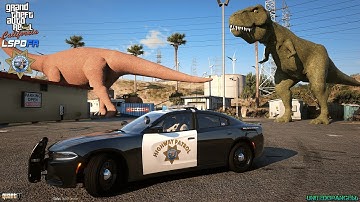 GTA V - LSPDFR 0.4.9🚔 - LA Revo - CHP - Highway Patrol - 2023 Dodge Charger - Mass Shooting - 4K