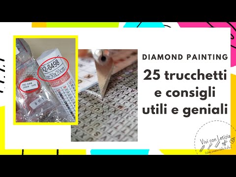 DIAMOND PAINTING | 25 TRUCCHETTI e CONSIGLI UTILI [2021] diamond painting tutorial italiano #3